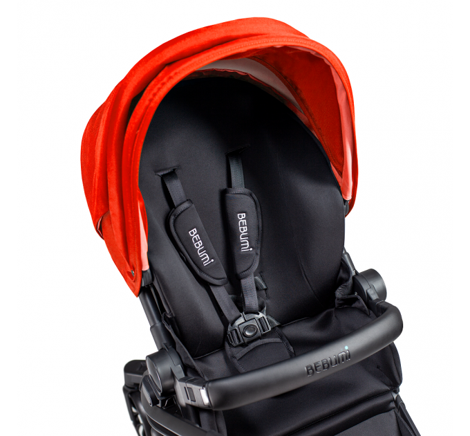 Carucior Bebumi Space Eco, Black-Red