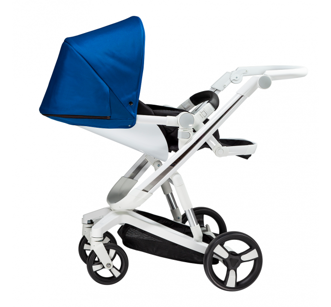 Carucior Bebumi Space Eco, White-Blue