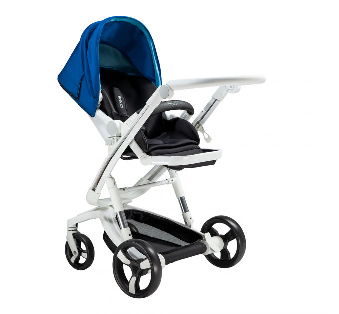 Carucior Bebumi Space Eco, White-Blue