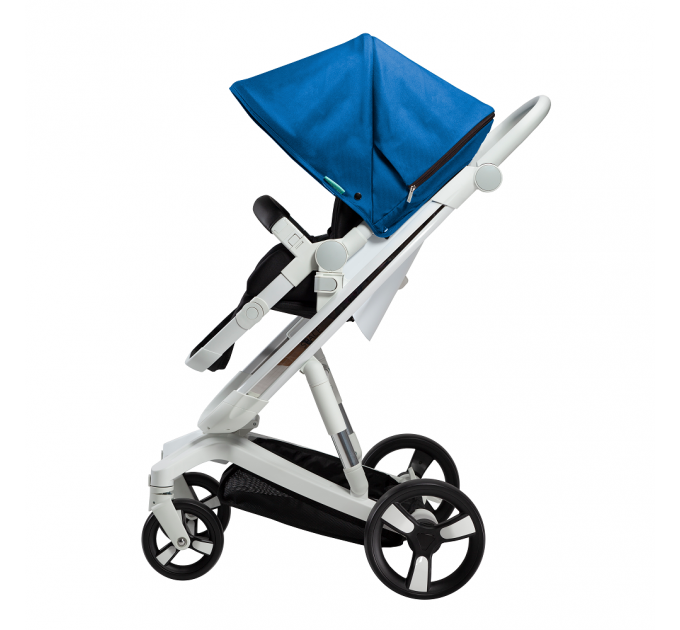 Carucior Bebumi Space Eco, White-Blue