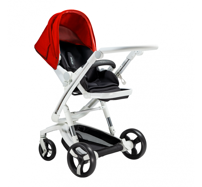 Carucior Bebumi Space Eco, White-Red