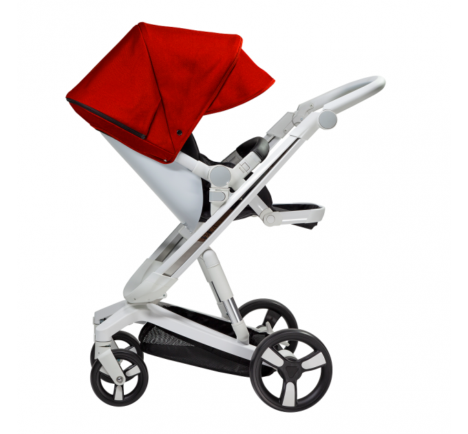 Carucior Bebumi Space Eco, White-Red