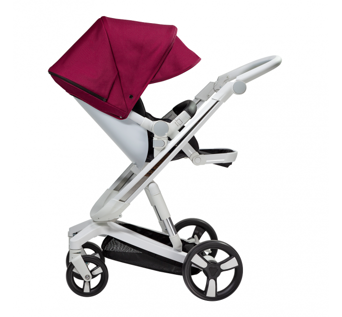 Carucior Bebumi Space Eco, White-Ruby