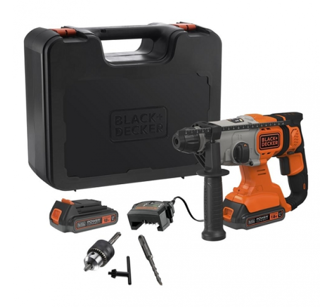 Ciocan rotopercutor cu acumulator Black+Decker BCD900E2K