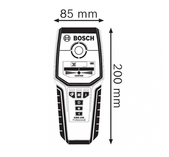 Detector digital Bosch GMS 100 PROF