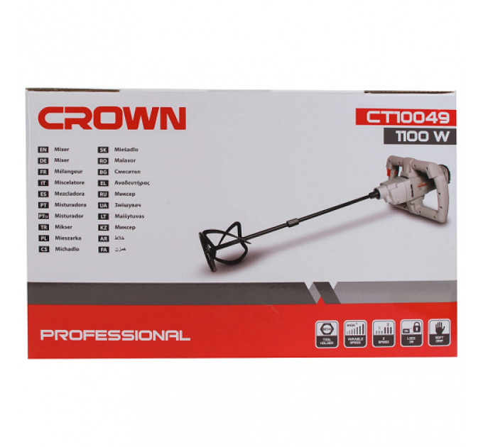 Mixer electric de constructie Crown CT10049