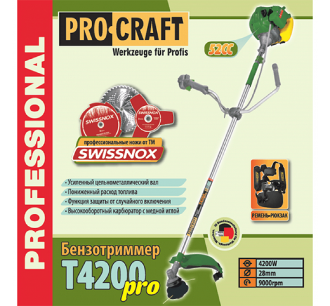 Motocoasa ProCraft T4350 Pro