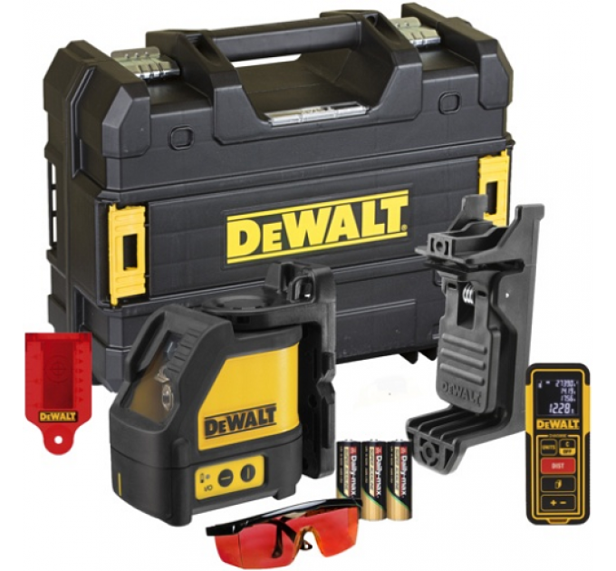 Nivela laser Dewalt DW088K+Telemetru cu laser Dewalt DW099