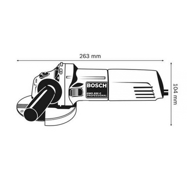 Polizor unghiular Bosch GWS 850 C