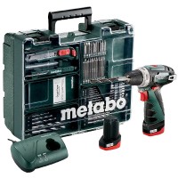 Şurubelniţa electrica Metabo PowerMaxx BS Basic 2x2.0Ah +Set (600080880)