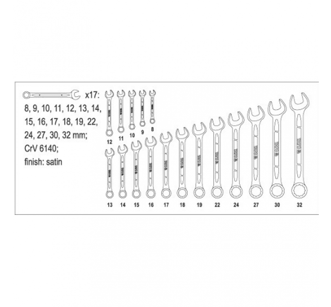 Set chei combinate Yato 0067