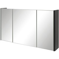Dulap cu oglinda Zen 105cm (antracite)