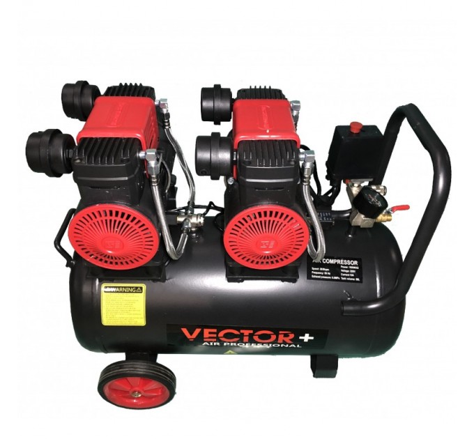 Compresor de aer Vector+ (1520Wx2) 50L