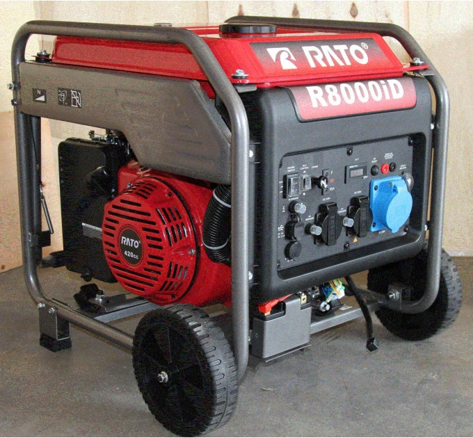 Generator invertor Rato R8000ID 7,0 kW benzină