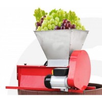 Электрическая дробилка для винограда с гребнеотделителем