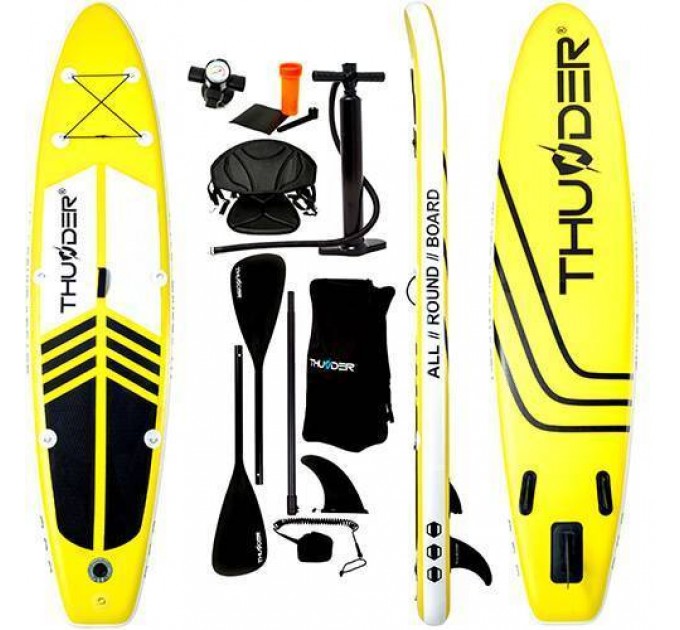 Placă de SUP galbenă 320 cm