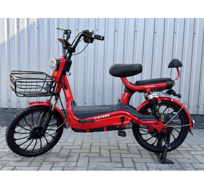 Bicicleta electrica E Bike 7 Stars Rosu