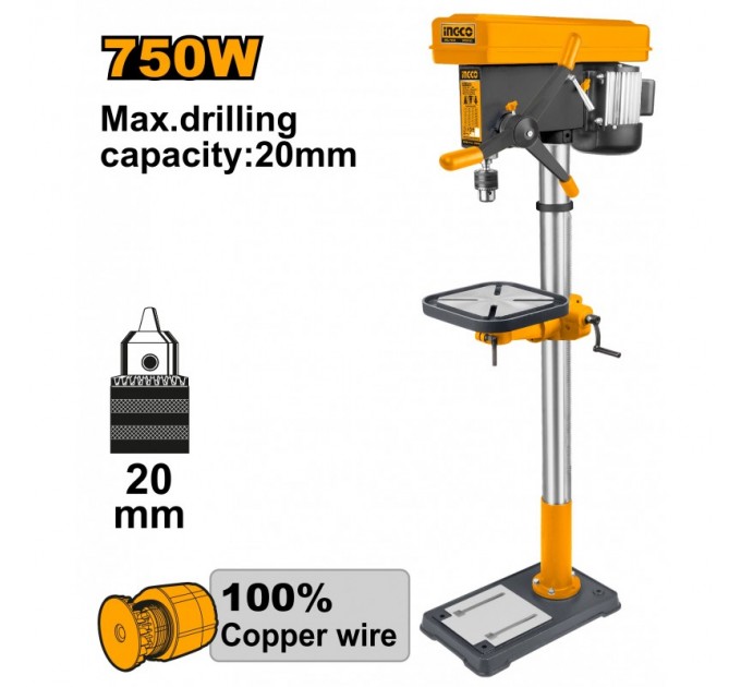 Strung de găurit 750W INGCO DP207505