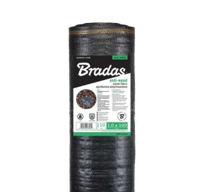 Țesătură agricolă PP anti-buruieni, neagră cu protecție UV, 110 g/m², 1,0 × 100 m, ATBK11010100