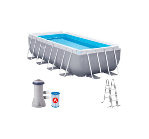 Piscină cu cadru metalic Intex 4200x200x100cm 6836L