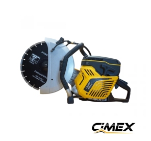 Mașină pe benzină pentru tăiat beton și asfalt CIMEX HS350-G, 4,7 CP, disc 350 mm