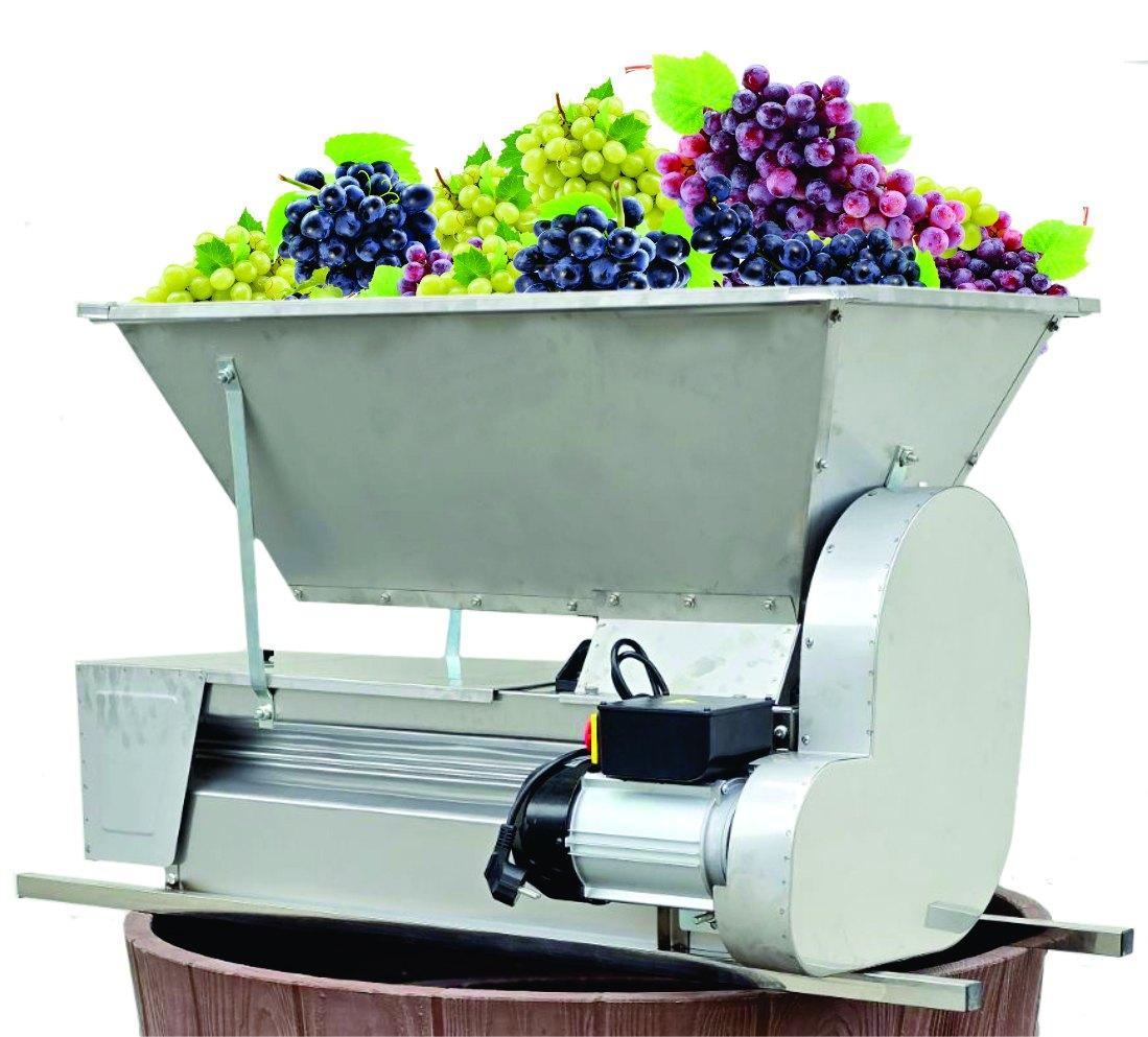 Cumpără Zdrobitor de struguri electric cu desciorchinator ,șnec total ...